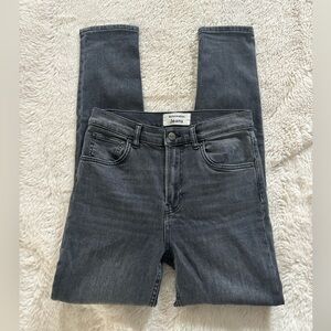 Reformation High Rise Skinny Jeans in Gibson Gray Wash